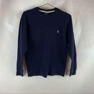 Polo Ralph Lauren Size S Blue Thermal Shirt